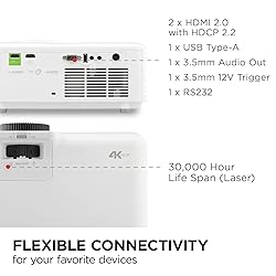 ViewSonic LX700-4K UHD 3500 Lumens Laser Projector