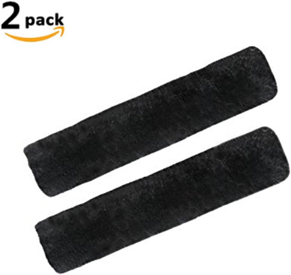 DWE 2Pcs Car Seat Belt Covers,Black Soft Shoulder Pad Seat Safety Belt Cushion Belt Covers (black)
