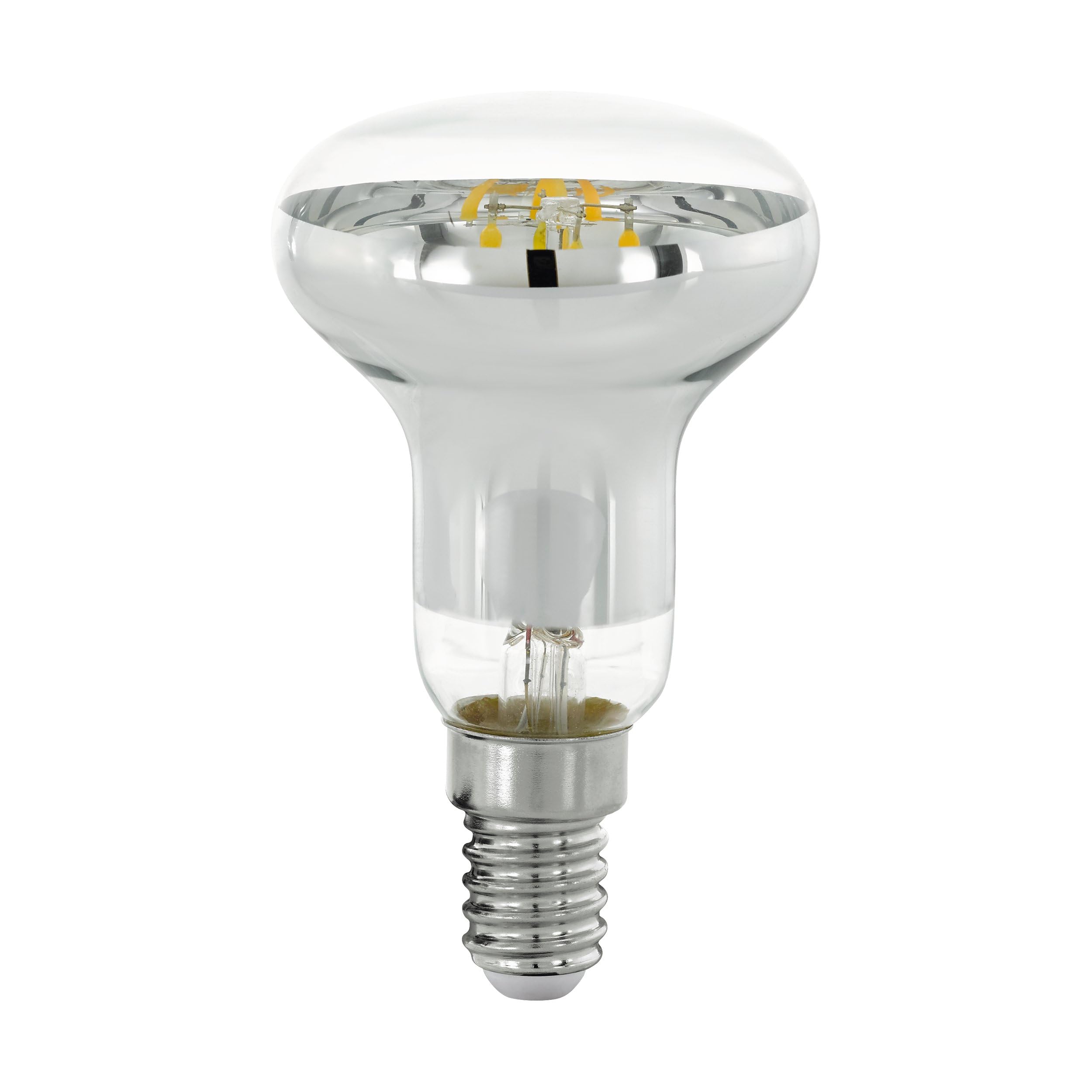 Eglo Dimmable LED Light Bulb, E14 Reflector, 4 watt (Equivalent to 32 watt), 350 Lumen, Warm White lamp, 2700 Kelvin, Spotlight R50, Ø 2"