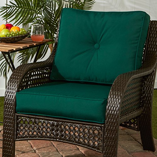 Greendale Home Fashions Outdoor Sunbrella Deep Seat Chair Cushion Forest Green | eBay
