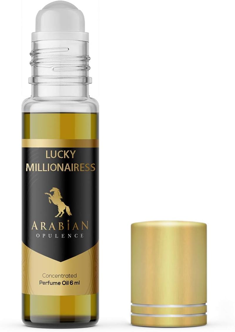 Arabian Opulence FR180 Lucky Millionairess Perfume Oil 6ml Roll-On Woody Sweet