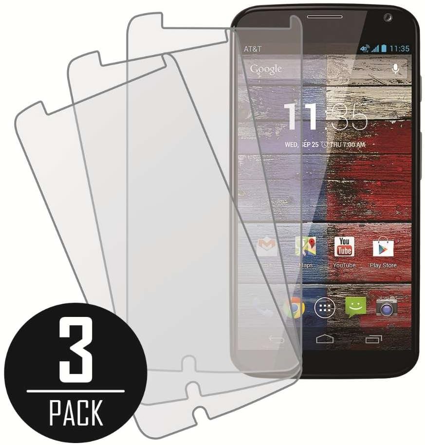 Mpero Collection Matte Anti Glare Screen Protector for Moto X (Pack of 3)