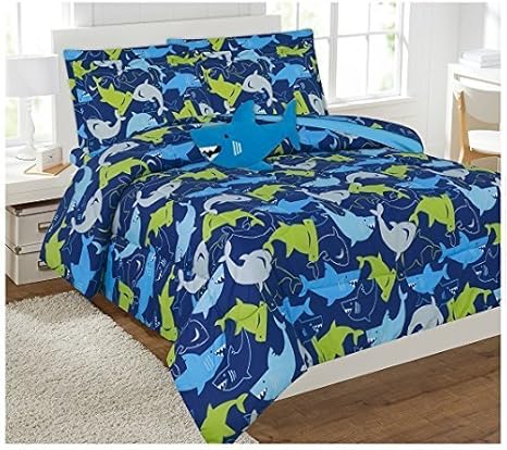 baby shark twin comforter set
