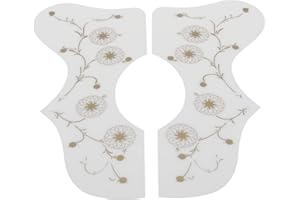 Tomotato Guitar Pickguard, Hard Plastic Guitar Protection Plate with Refraction Effect for Left and Right Hand, 2 Pcs Kit for Guitarists