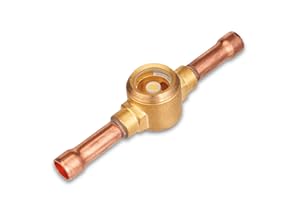 Hong Sen Sight Glass, Moisture Liquid Indicator, 1/4'' ODF Fitting, HVAC Tool for Air ConditioningRefrigeration