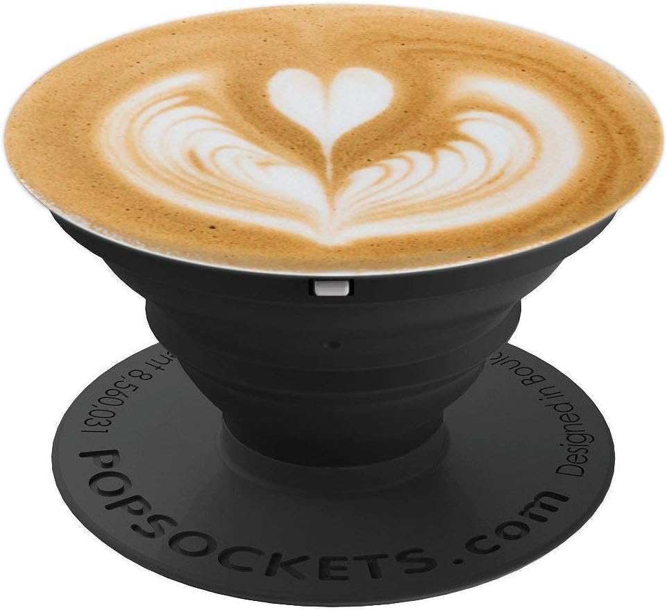 Coffee Espresso Theme Art Cafe PopSockets Grip and Stand for Phones and Tablets