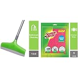 scotch brite bathroom squeegee plastic wiper 30 cm green