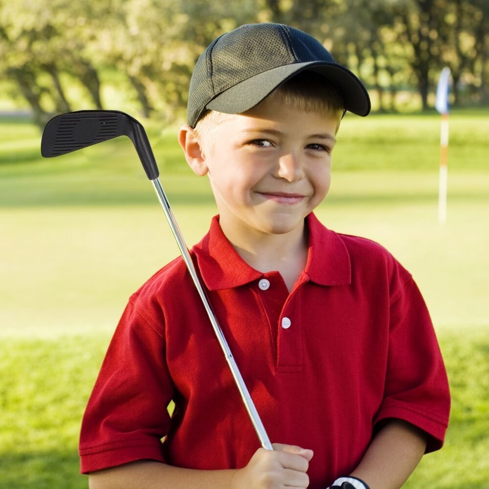 heytech Kid\'s Toy Golf Clubs Set Deluxe Outdoor Golf Toy Set Toddler, Children, Preschool Kids Early Educational Toy