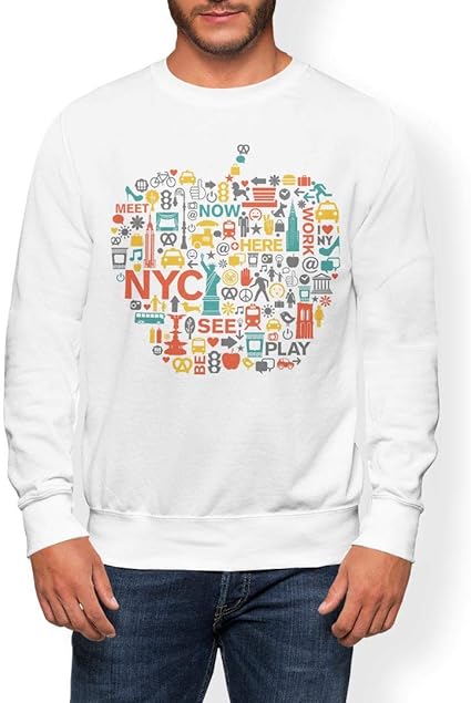 Amazon Co Jp Igsticker プリント トレーナー メンズ 長袖 スウェット 裏