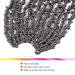 GUOHUI Super Light Butterfly Locs Crochet Hair 12
