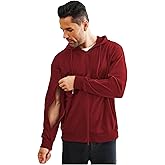 Deyeek Dialysis Sweatshirts with Arm Zipper Jacket Full-Zip Lightweight Hemodialysis Cotton Jacket with Pockets