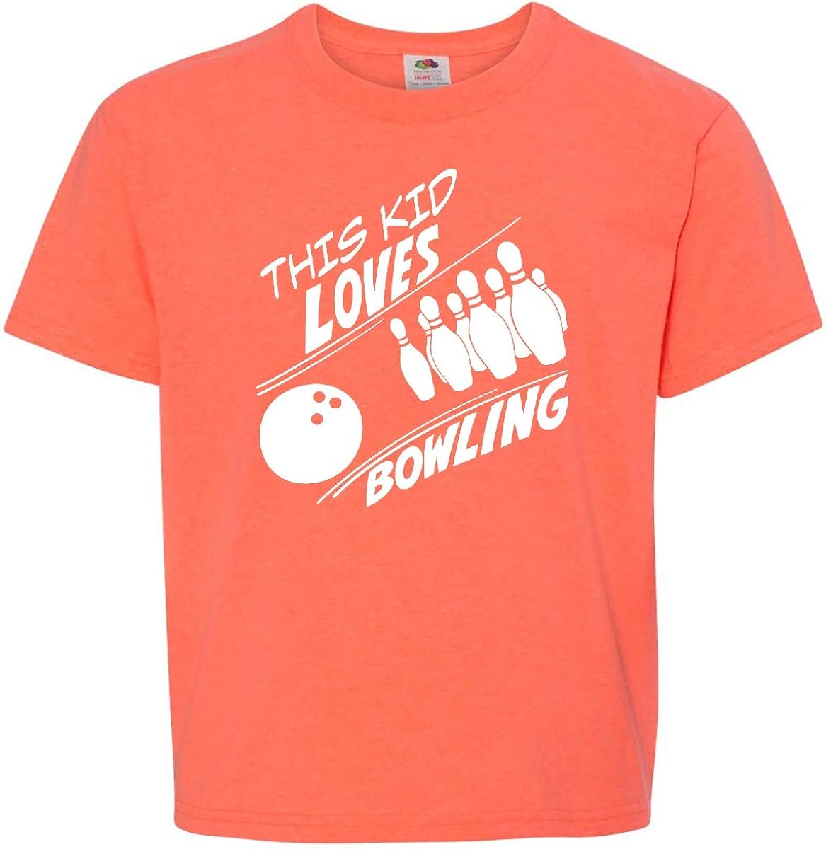 inktastic This Kid Loves Bowling Youth TShirt Clothing