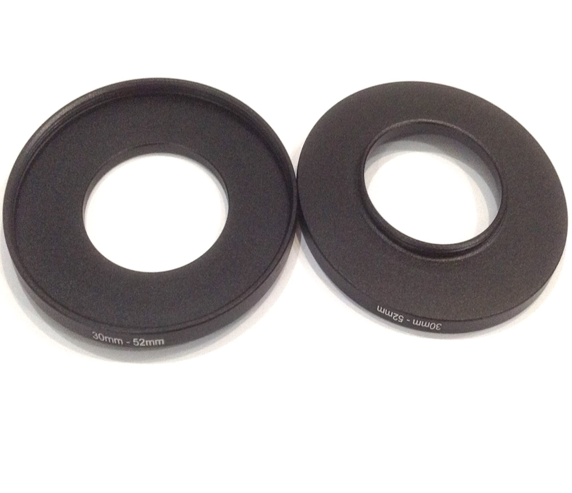 2x Connect 30mm To 52mm Size Step Up Rings Digital Video Camera Lens Transfer 30-52mm Filter Aperture Connector Adapter 30-52 Ring Photo Video Photograph-y Parts Screws Accessories