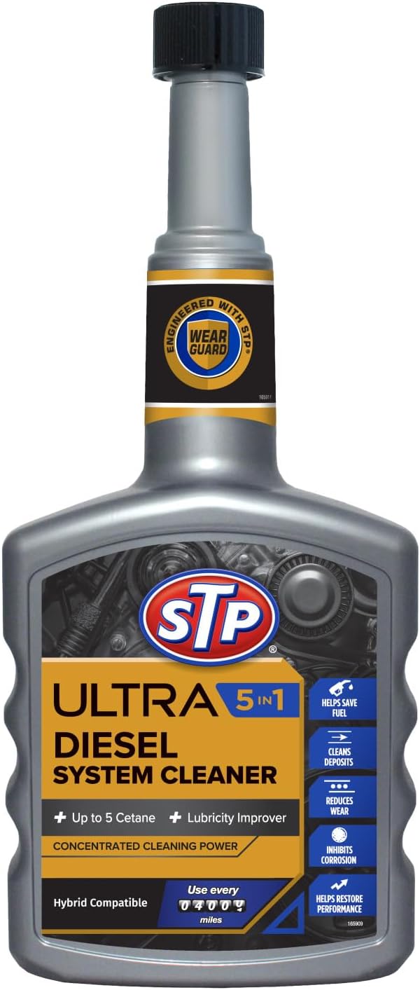 STP Ultra 5 in 1 Diesel Fuel System Cleaner 400ml UK Made