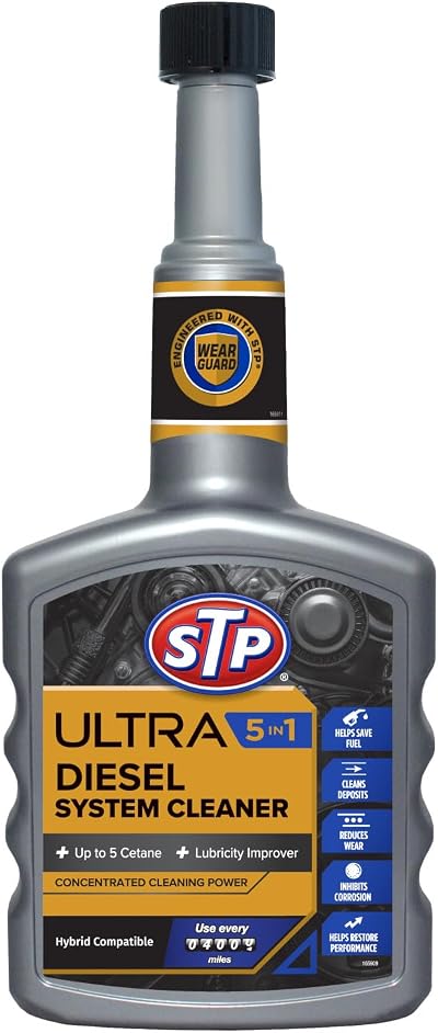 STP Ultra 5 in 1 Diesel Fuel System Cleaner 400ml UK Made