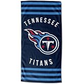 The Northwest Company Tennessee Titans 30 x 60 Striped Beach Towel
