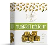Assorted Turkish Delight Variety Pack &ndash; Double-Roasted Pistachio, Mint, Fruit, Coffee &amp; Rose &ndash; Premium Soft &amp; Chewy Lokum Candy &ndash; 6.2 oz &amp; 12.4 oz Packs (6.2 oz, Double-Roasted Pistachio)
