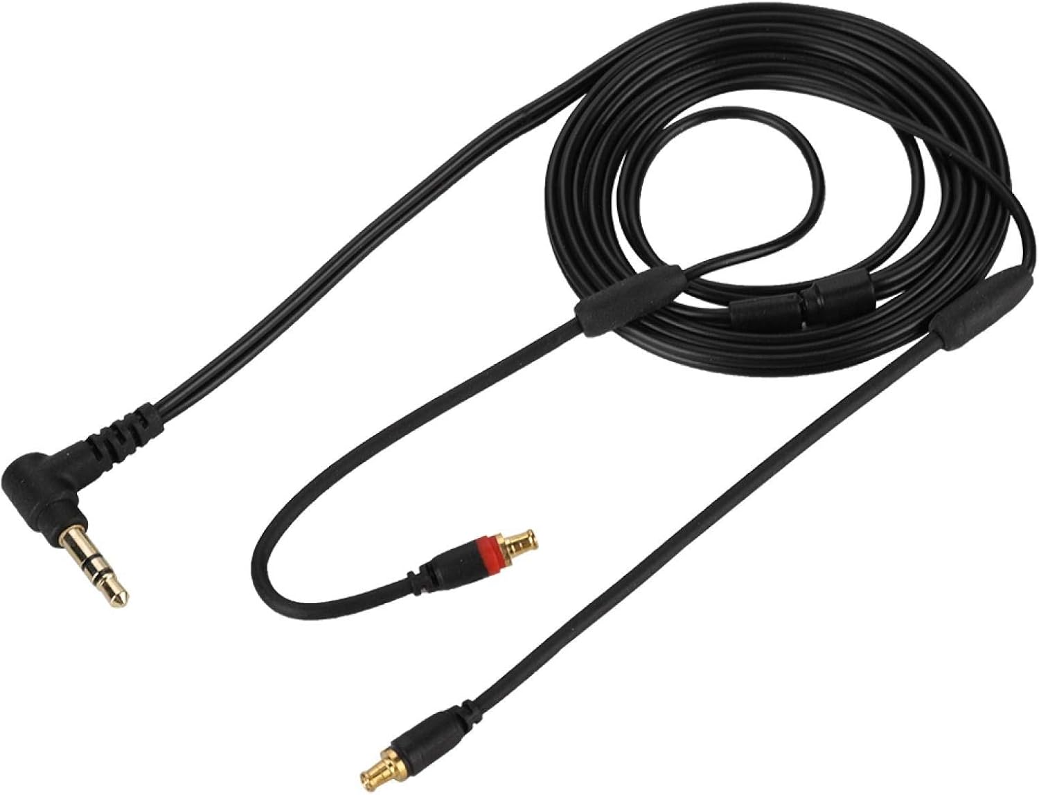 Socobeta A2DC Mobile Audio Cable Black Easy to Use Soft for ATH-LS50/70/200 E40/50/70