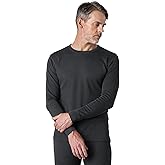 LAPASA Men 100% Merino Wool Shirt Base Layer Lightweight Midweight Thermal Top Long Sleeve Hunting Undershirt Warm Long John