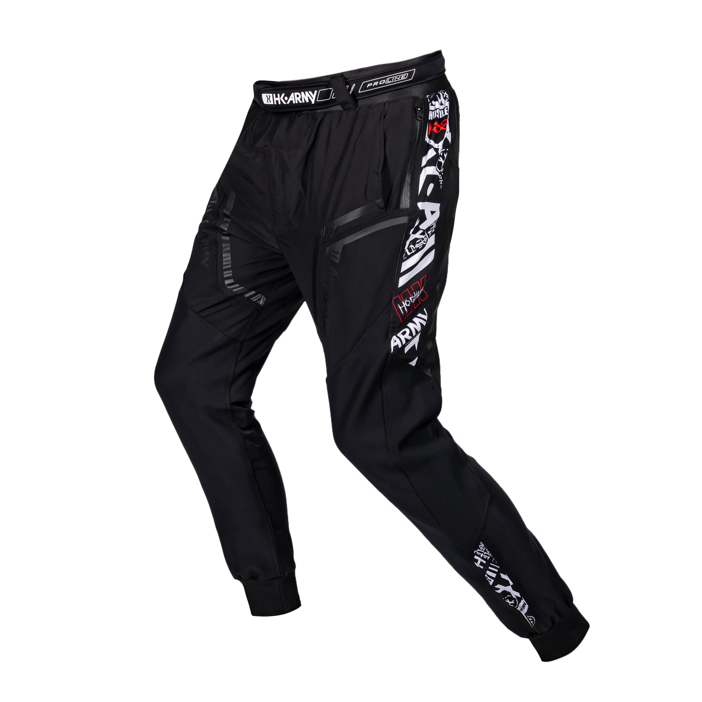 Photo 1 of HK Army Proline Paintball Pants with Op-Link Harness Attachment (Chaos Black, XL)