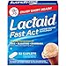 Lactaid Fast Act Lactose Intolerance Relief Caplets with Lactase Enzyme, 32 Travel Packs of 1-ct.