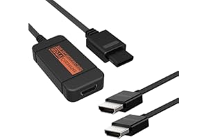 YEHUIM N64 HDMI Adapter, HDMI Cable Adapter for N64/SNES/Gamecube to HDMI Adapter Support 16:9 Convert on HDTV