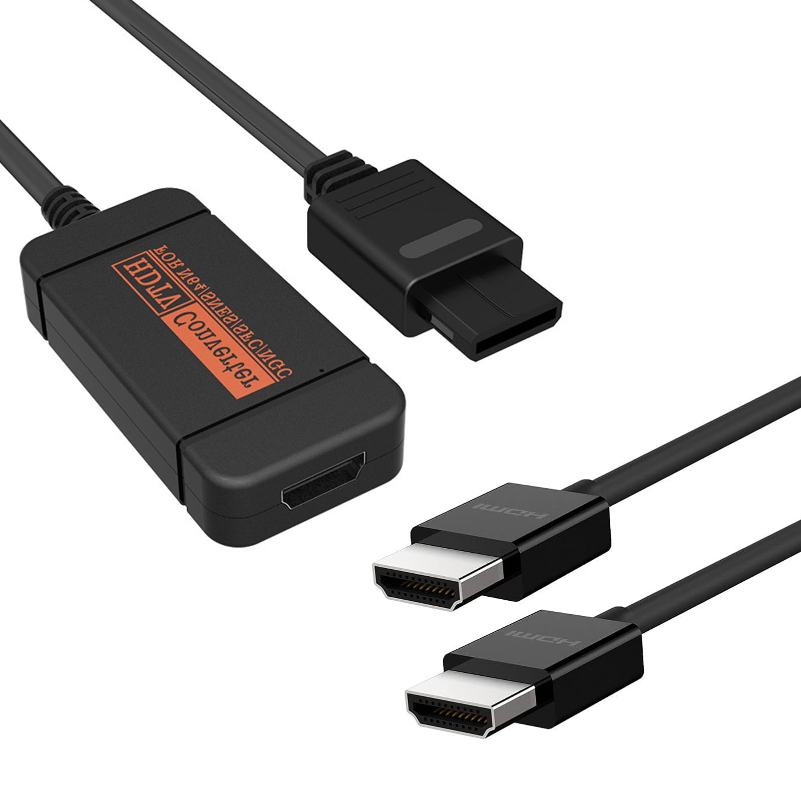 YEHUIM N64 HDMI Adapter, HDMI Cable Adapter for N64/Gamecube/SNES/SFC to HDMI Converter with 4:3/16:9 Switch