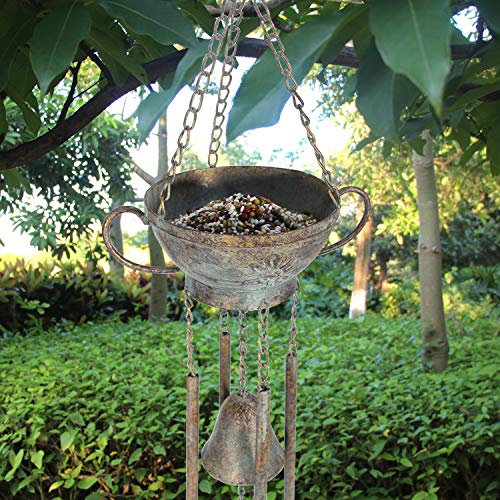 Kimdio Bird Feeders for Outside Wild Bird Feeder for Finch, Bell Seed Tray, Attractive & Long Lasting, Outdoor Garden Backyard Decorative Great for Attracting Pet Hummingbird Feeder with 5.7 inch - Thumbnail 2