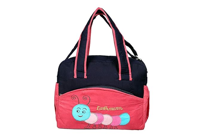 Trendy Dukaan Diaper/Mother Bag for New Born Baby - Multipurpose Polyester Bag with Multiple Compartments