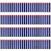 LVHERO 200pcs 7.2cm Refill Darts Foam Bullet Ammo Pack for Nerf N-Strike Elite Series – Blue