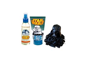 Disney Star Wars Geschenkset EDT, Schaumbad, Shampoo und Schwamm, 1er Pack (1 x 3 Stück)