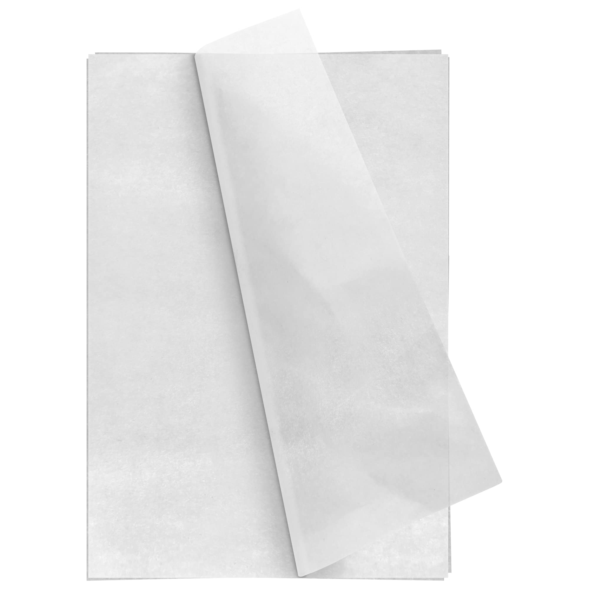 Tissue Paper 30 Sheets, YUNJU Gift Wrap, MF and Acid Free, Decoupage Large 20 X 30 Size, Wrapping Decorative Sketch and Cutting Paper for Art Craft & Packing - White