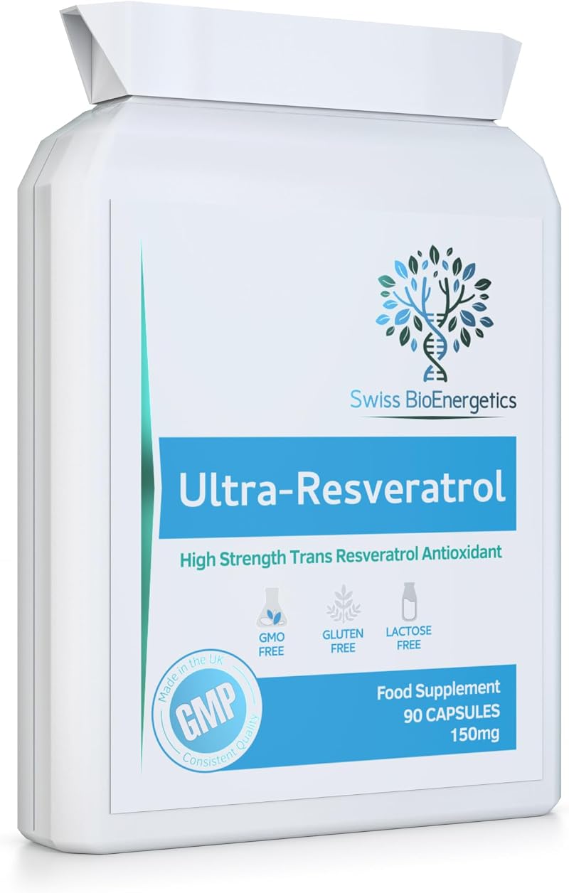 Swiss BioEnergetics Ultra-Resveratrol 150mg 90 Capsules