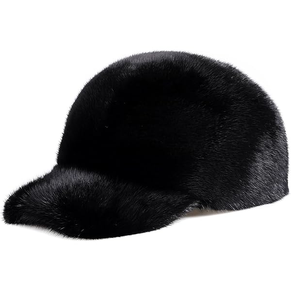 Amazon.com: Men's Winter Warm Mink Fur Cap - Real Sheepskin