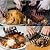 ZS® BBQ Kit Set,Silicone Heat Resistant Grilling Gloves And Bear Claw for free/BBQ Meat Handler Forks