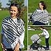 Multi Use Nursing Cover by BabySofte | Breastfeeding Scarf, Baby Car Set Cover, Shopping Cart, High Chair, Stroller, Great Infinity Shawl | Perfect Baby Shower Gift | Carseat Canopy for Boys and Girls