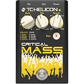 TC Helicon Helicon Critical Mass Pedal for Gang Vocals, Melodic Vocals &amp; Reverb
