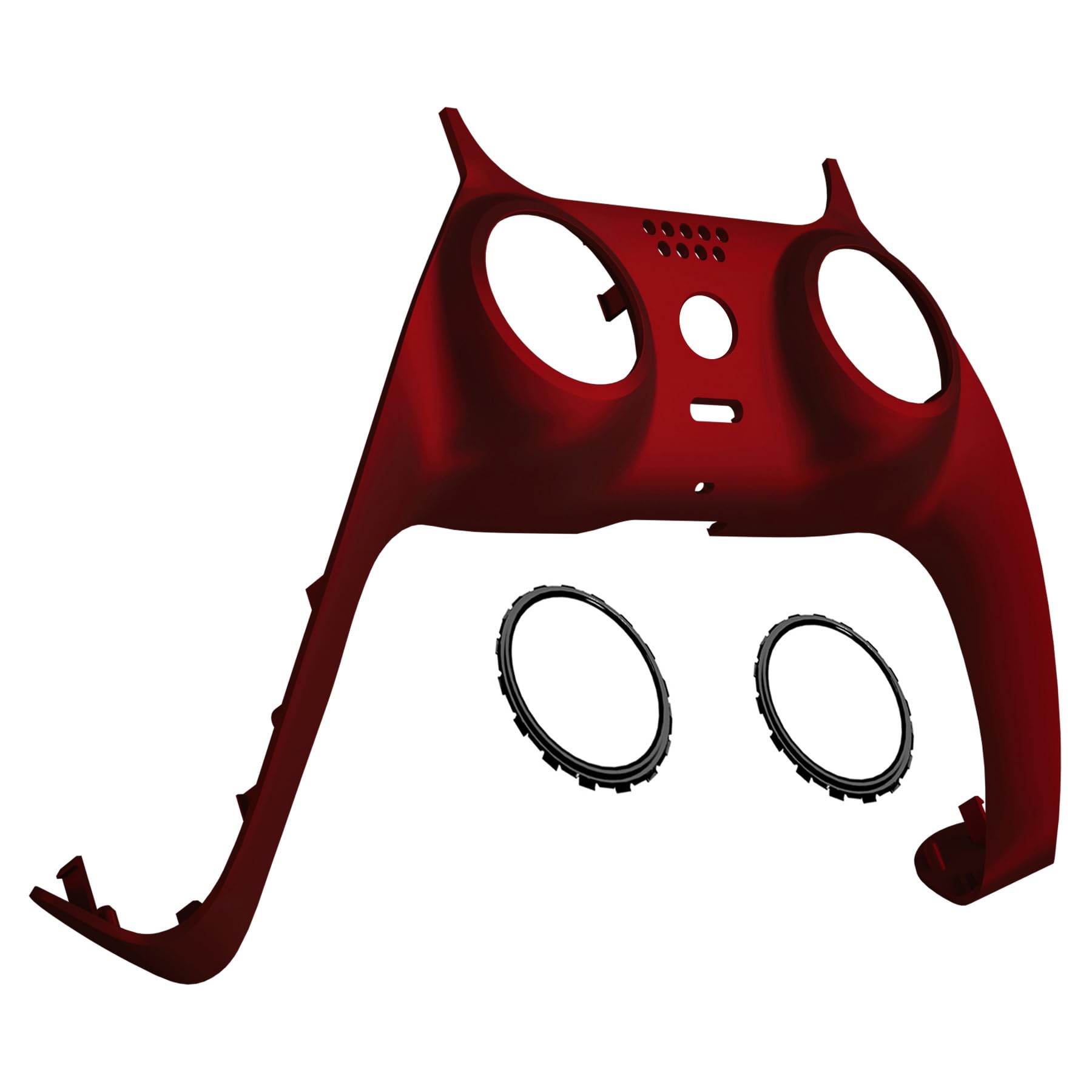 eXtremeRate Scarlet Red Decorative Trim Shell