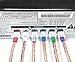 6 Home Theater Speaker Cable Wires: Sony & Samsung DVD/BluRay, Tool-Free Connectors, 4.2mm Plugs, 16 Gauge