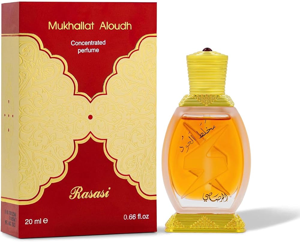 RASASI Mukhallat Al Oudh Oriental Perfume Attar 3ml - Amber Musk Rose