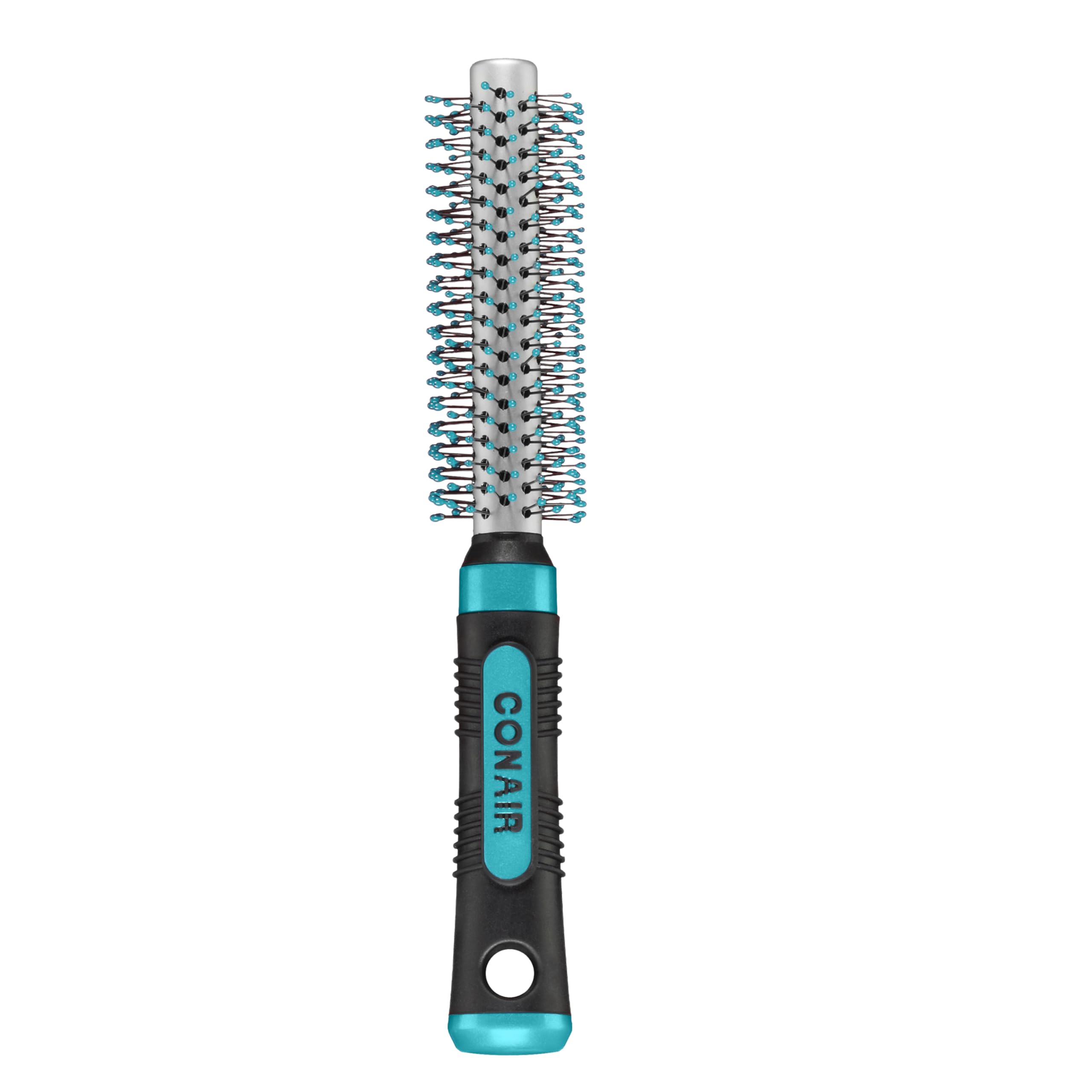 Photo 1 of Conair Metal Round Hairbrush - Hair brush for blow out with Metal barrel and Nylon bristles - Adds body and fullness - Perfect for short hair and home hair stylists