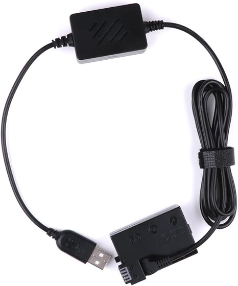 Câble D'alimentation PD ACK-E8 Pour Appareils Photo Canon - Alimentation Via USB-C PD/QC (18W-65W) Pour EOS T2i, T3i, 550D, 600D, Etc.