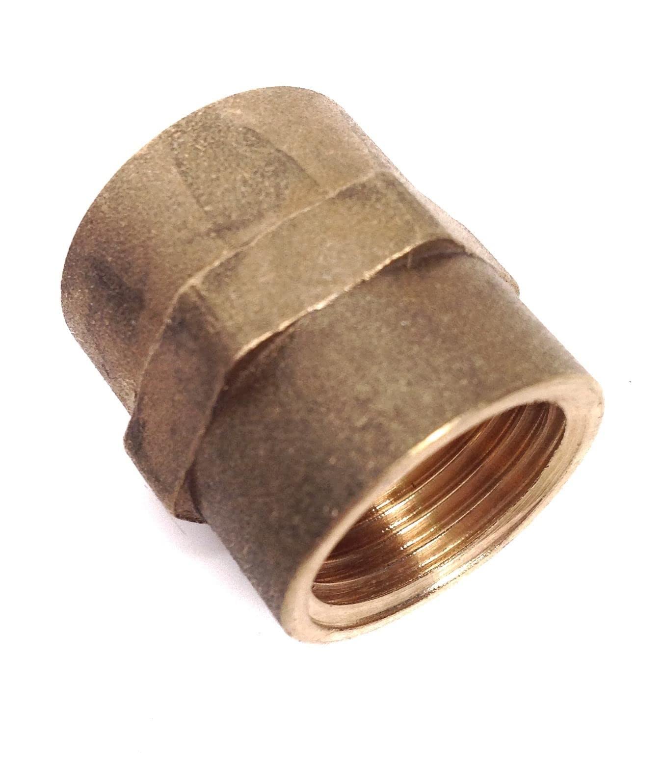 1/2" Brass Threaded Socket - Pack of 5