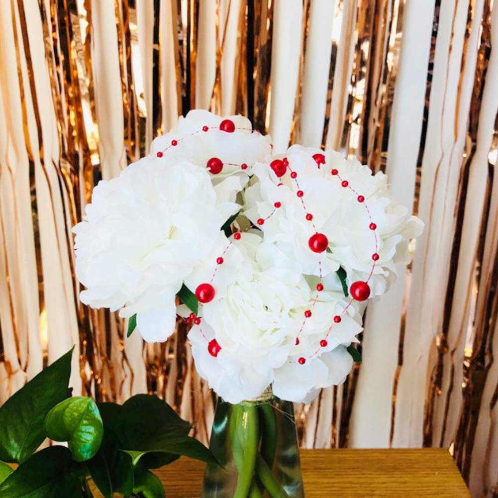 DomeStar Red Pearl Garland 100feet