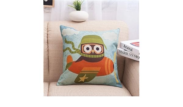 Amazon Com Mayuan520 Decorative Pillows 4545cm Cute Night Owl
