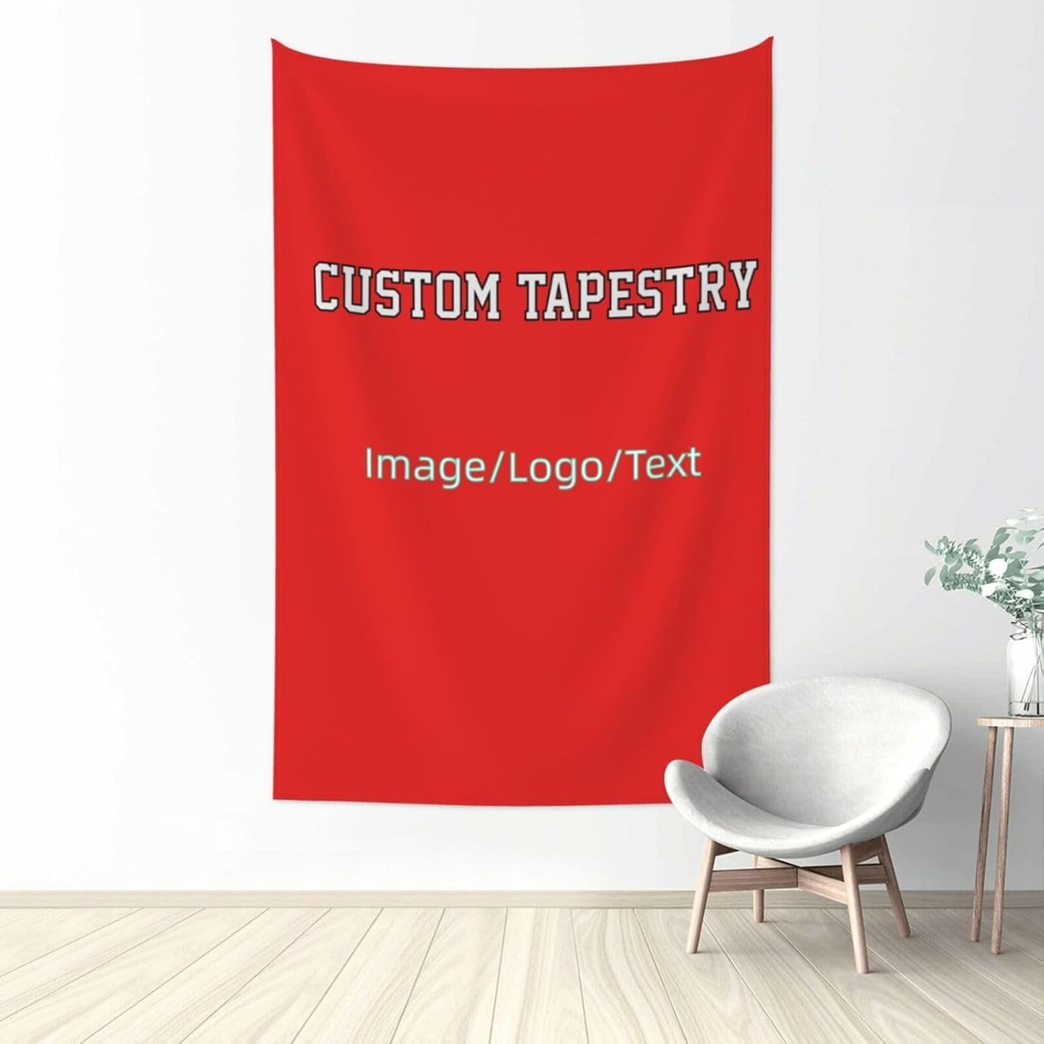 Tapestries - YRH Custom Tapestry Upload Image/Text,Personalized Tapestry Wall Hanging Backdrop Home Decor for Dorm,Bedroom,Living,Room,Vertical - 30 * 40 inch