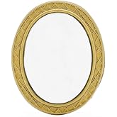 Dollhouse Wall Mirror, 1:12 Scale European Baroque Frame Decor | Mini baroque-style mirror for 1:12 dollhouse bedrooms, Victorian rooms, miniature furniture scenes, and wall displays