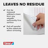 tesa Powerstrips Poster Double-Sided Adhesive Strips Holds 200 g Pack 96 view 6