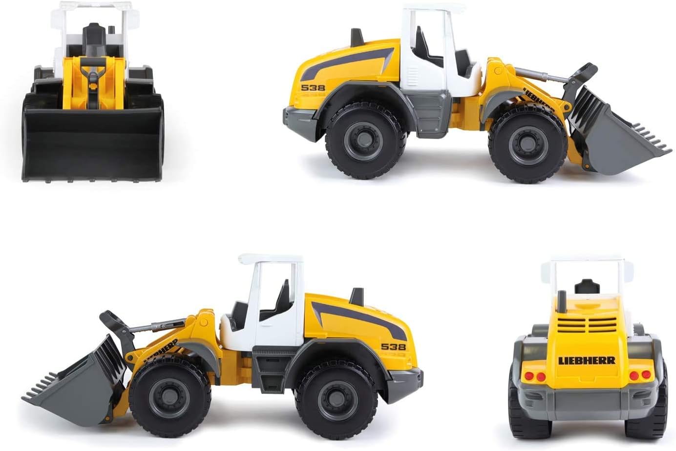 Lena Worxx Liebherr L538 Litronic Wheel Loader, 48 cm, Realistic Construction Site Vehicle - Image 3