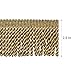 DecoPro 10 Yard Value Pack of Two Tone Gold 2.5 Inch Bullion Fringe Trim, Style# EF25 Color: 8534 (30 Ft / 9.1 Meters)